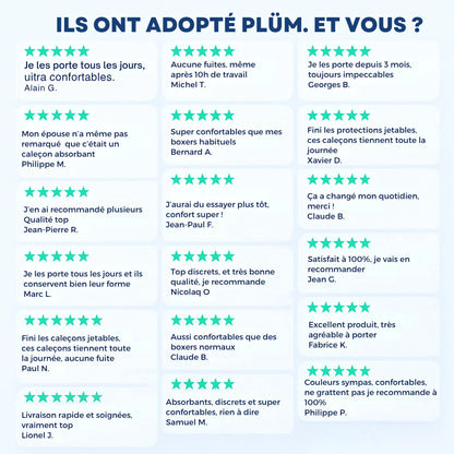 Boxer anti-fuite homme. Invisible, confortable et ultra-absorbant